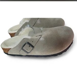 Birkenstocks Boston Shearling Clogs